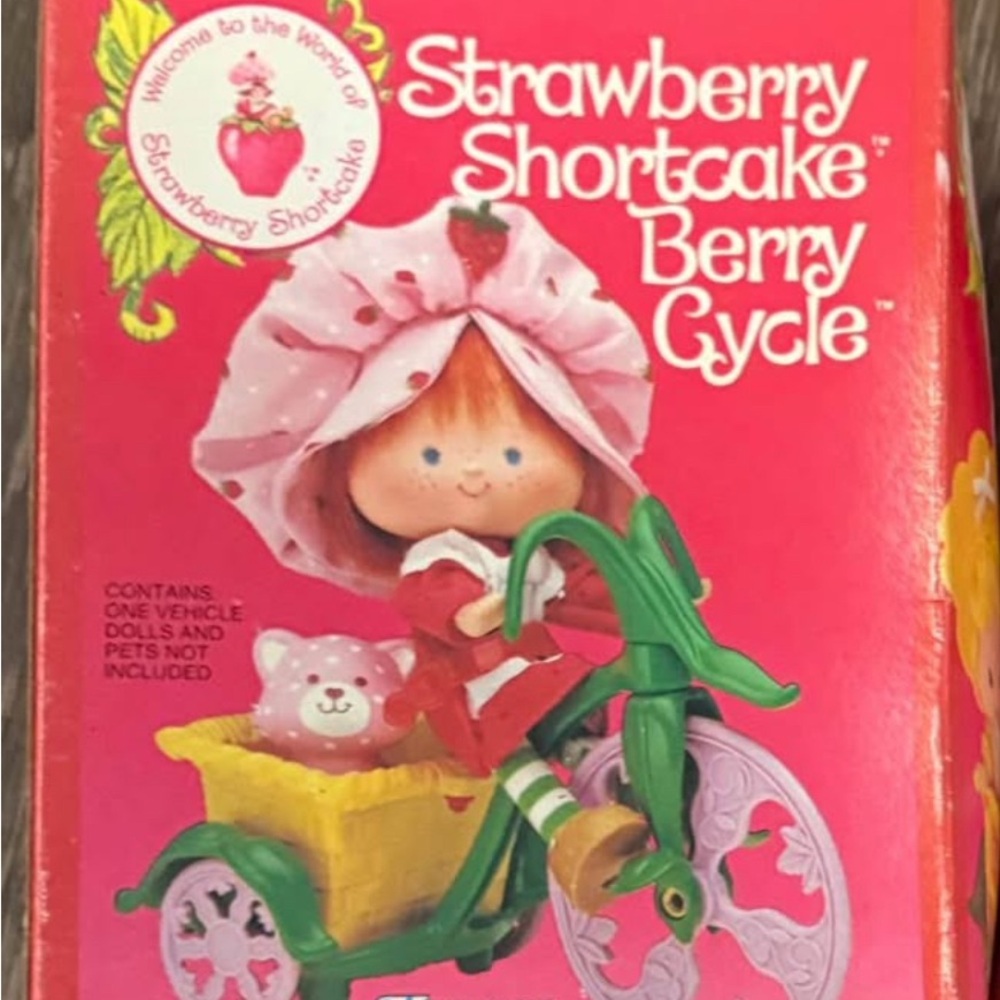 Vintage Strawberry Shortcake dolls (21) w berry cycle & berry worm (lot or indv)